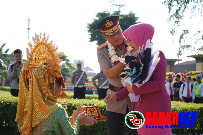 Kapolda Riau, Irjend Muhammad Iqbal Sambut Wakil Kapolda Riau Yang Baru